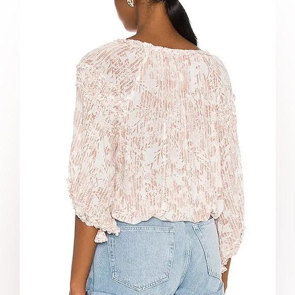 Poupette St Barth India blouse nude - Picture 5 of 10